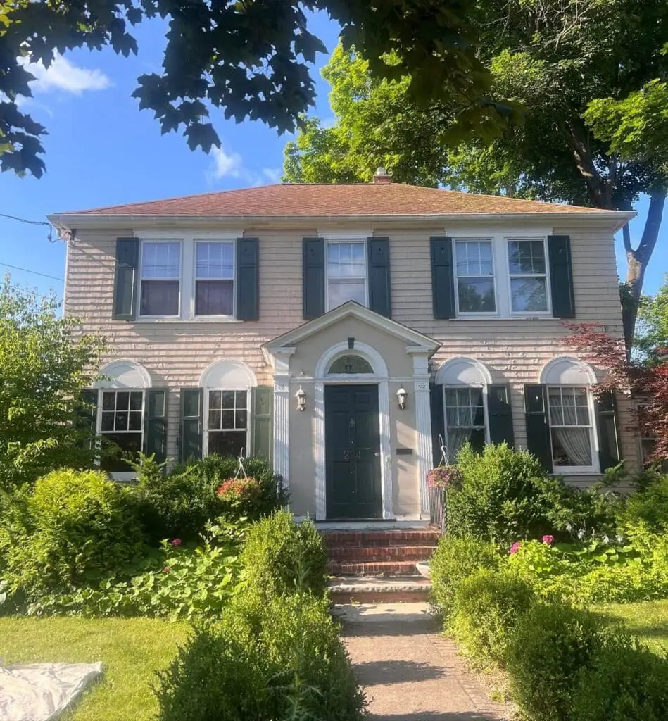 exterior painting before