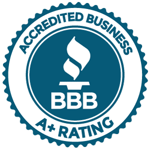 bbb accredited painting company badge