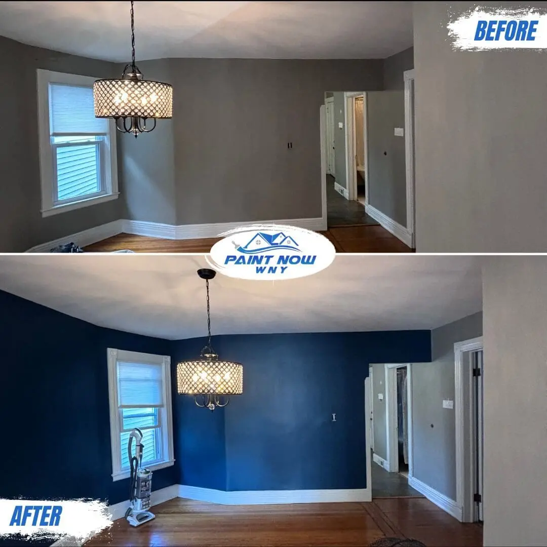 paint now wny interior painting before and after