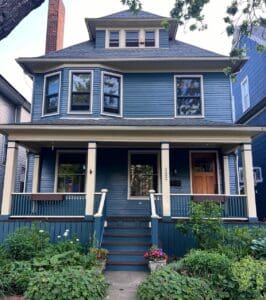 exterior painting of a house